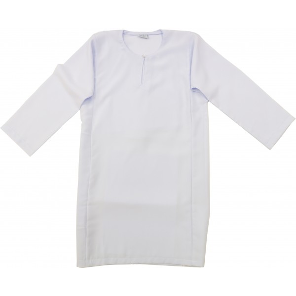 Baju Kurung Sekolah Rendah - Putih (COTTON)